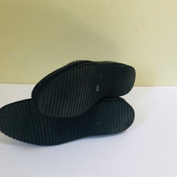 Michael Kors Oxford Studs Leather Lace Up Shoes Grommets Flats Booties Wedge 7 - Picture 5 of 15